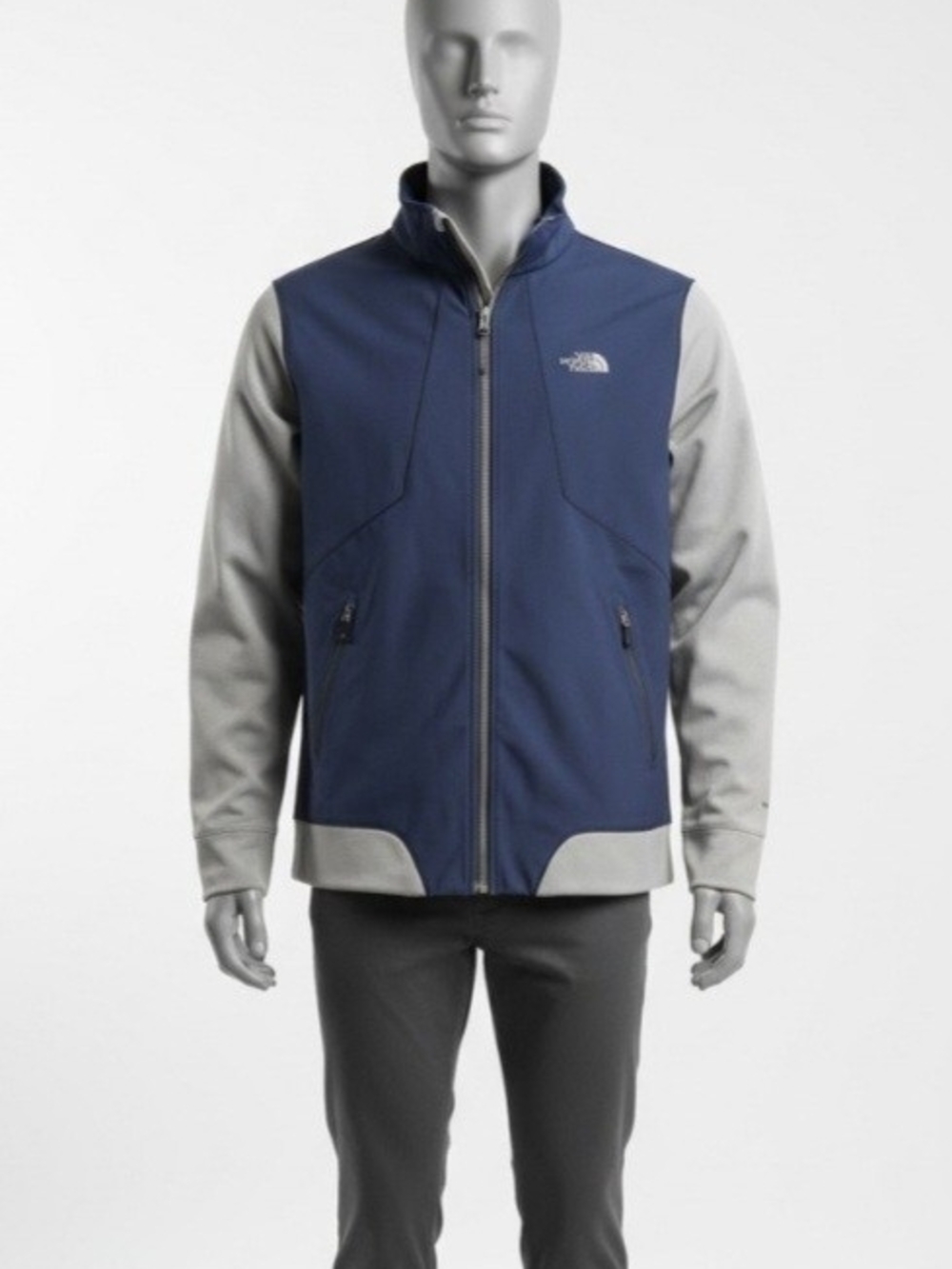 The North Face Men’s Navy & Light Gray Softshell Jacket